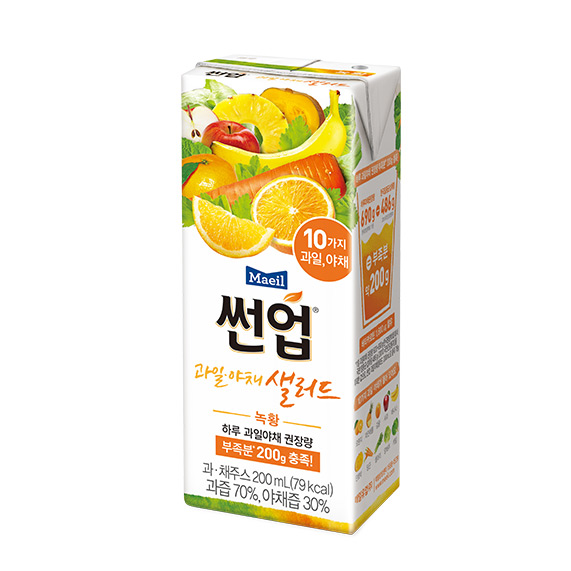 썬업 과일 야채 샐러드 녹황